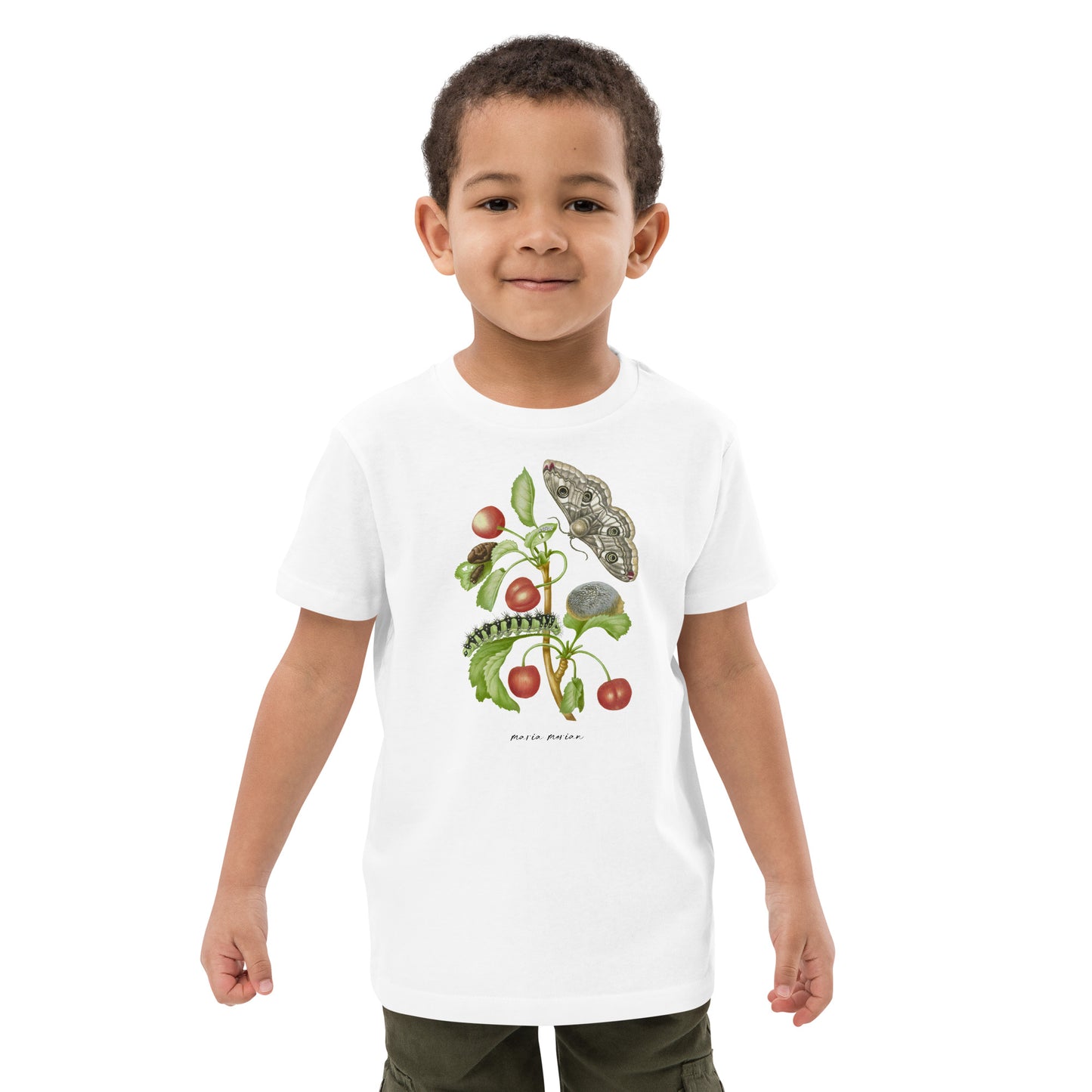 Peacock Butterfly | Maria Merian - Kids tee ♂♀