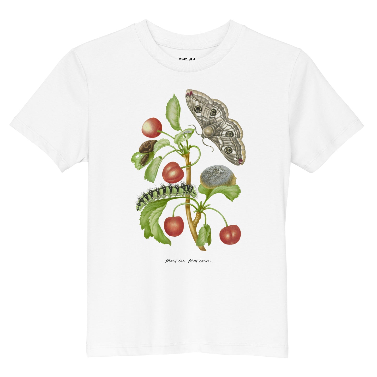 Peacock Butterfly | Maria Merian - Kids tee ♂♀