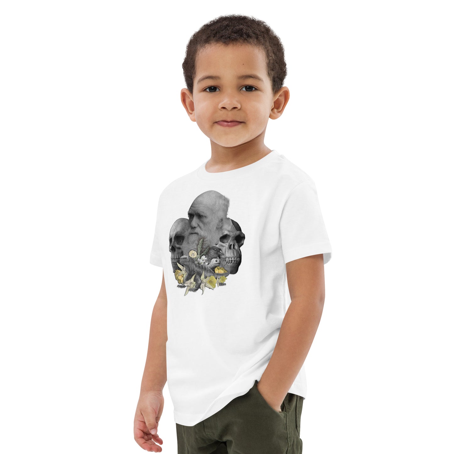 Descent of Man | Charles Darwin - kids tee ♂♀