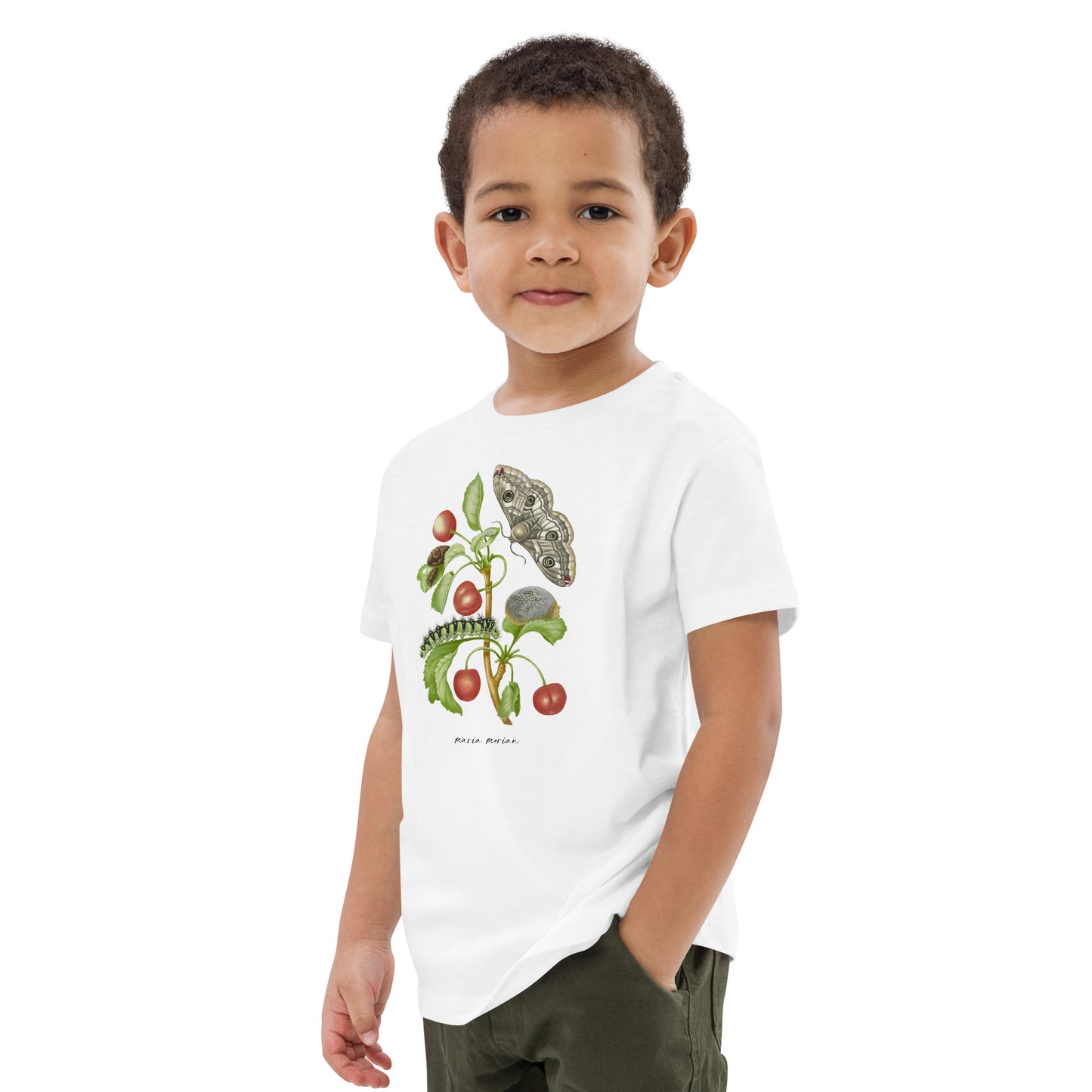 Peacock Butterfly | Maria Merian - Kids tee ♂♀