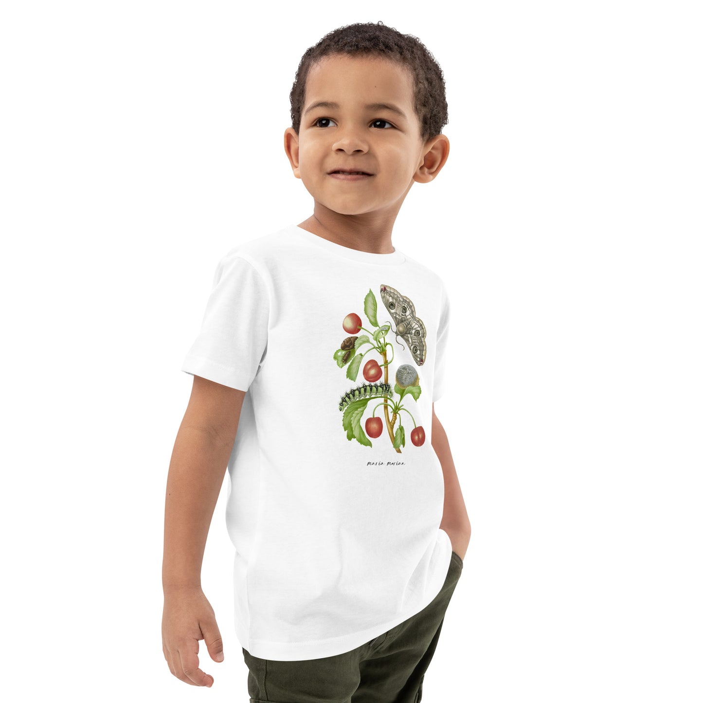 Peacock Butterfly | Maria Merian - Kids tee ♂♀